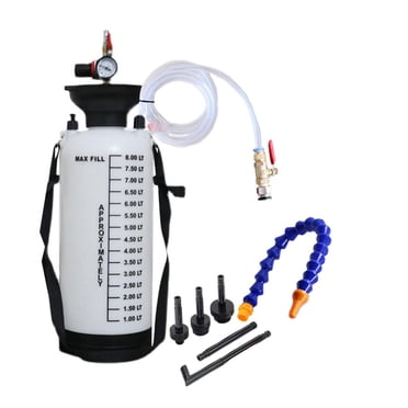 Ruiboury Pompe à Fluide de Transmission Automobile Pompe à Fluide Pneumatique 8 L Système de Recharge Atf 8 L Sans Adaptateur avec Adaptateur