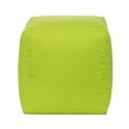 thumbnail image 1 of Gouchee Home Cube Soleil Outdoor/Indoor Green Ottoman Pouf – Waterproof Cube Pouf with Polystyrene Bead Filling, Lightweight Modern Seating for Patio, Deck, or Living Room, 1 of 5