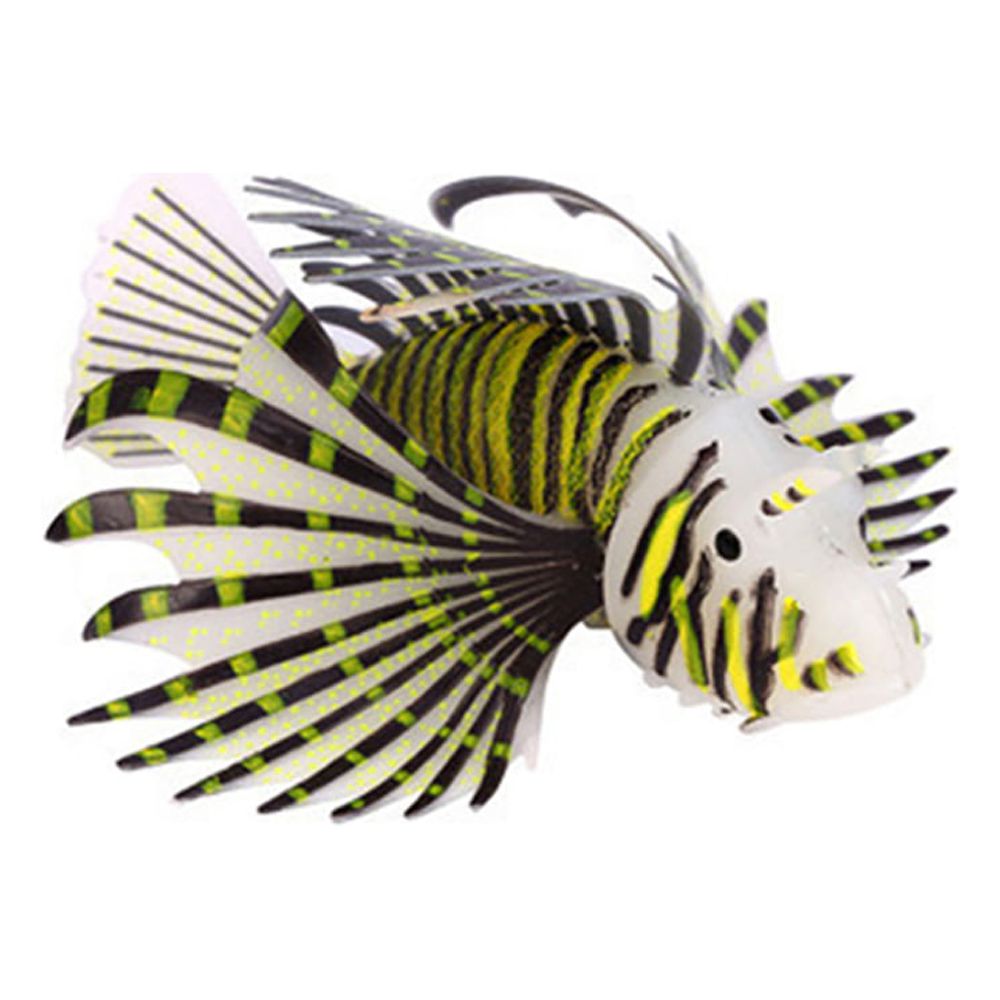 Labymos Aquarium Fish Tank Artificial Fish Decoration Aquarium Glowing Lionfish Floating Decoration Ornament