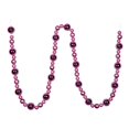 thumbnail image 2 of Vickerman N181779 9 ft. Pink Assorted Ball Garland, 2 of 3