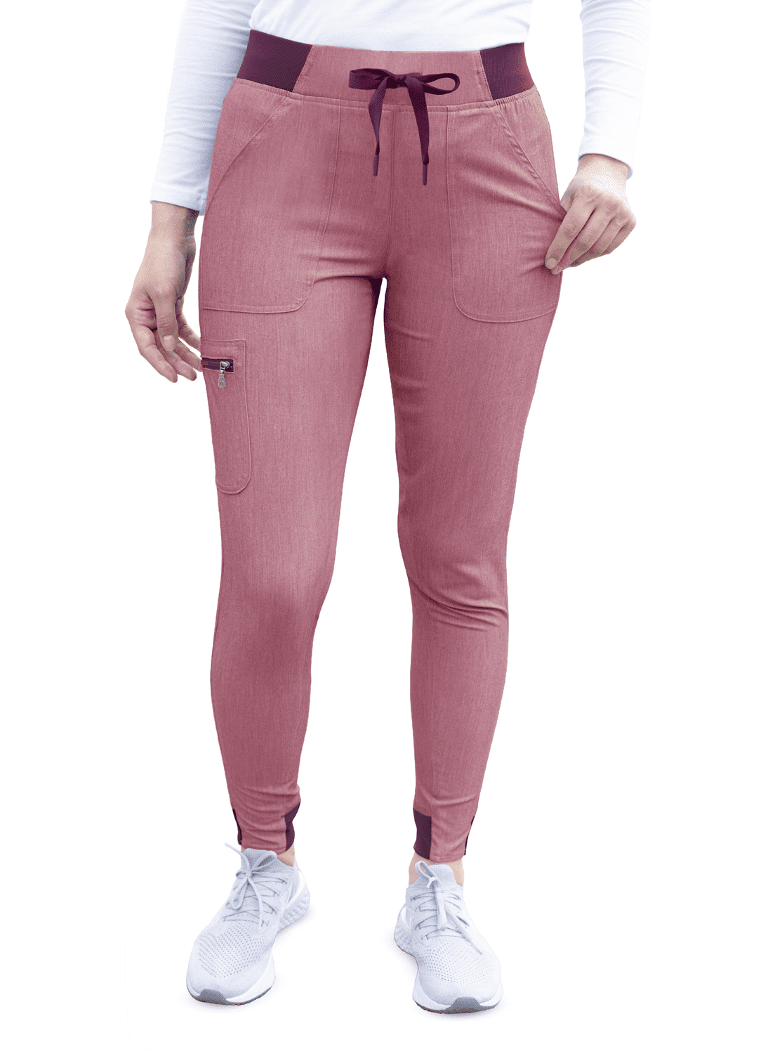 Adar Pro Heather Sarraus pour Femmes - Pantalon de Sarrau Jogger de Yoga Ultime