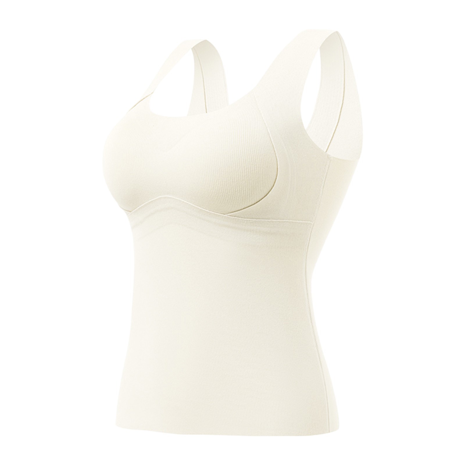 Débardeurs Gainants pour Femmes Sans Coutures, Camisoles d'Entraînement pour le Corps, Confortables, Col Rond