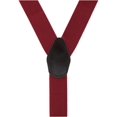thumbnail image 2 of CTM®  1.375 Inch Wide Solid Color Y-Back Button-End Suspenders (Men's), 2 of 3