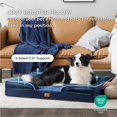thumbnail image 4 of BEDSURE Orthopedic Dog Bed for Extra Large Dogs - XL Waterproof Dog Bed Medium, Foam Sofa with Removable Washable Cover, Waterproof Lining and Nonskid Bottom Couch, Pet Bed, 4 of 6
