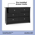 thumbnail image 2 of Commode Double à 6 Tiroirs Crescent de Storkcraft, 2 of 11