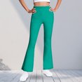 thumbnail image 1 of Cowsor Girls Flared Dress Pants – Soft Bell Bottom Uniform Pants for School or Daily Wear, 1 of 7