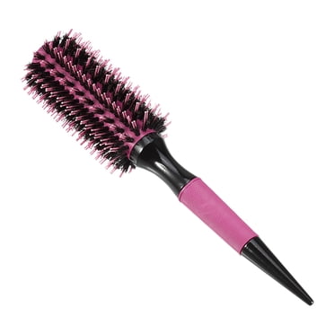 Unique Bargains Brosse Ronde pour Cheveux Brosses pour Femmes Épingles à Poils en Nylon Brosse Ronde Rose 10,04 Pieds X 2,17 Pieds