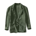 thumbnail image 5 of Blazer pour Femmes, Veste Décontractée Unie à Manches Longues, Manteau de Travail en Polyester à devant Ouvert, Longueur Régulière, 5 of 5