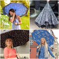 thumbnail image 3 of The totes InBrella Reverse Close Umbrella, Zodiac, One Size, Inbrella Reverse Auto Close Stick Umbrella With J Hook, Wind & Rainproof, 3 of 7