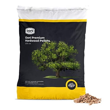 ooni Granules de Bois pour Fours à Pizza - Granules de Bois Franc de Qualité Supérieure (20 Lb de Granules pour Four à Pizza)