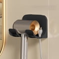 thumbnail image 1 of Boovnll No Punch Bathroom Hair Dryer Rack Hair Dryer Storage Rack Wall Mounted Hair Dryer Bracket Waterproof Andwet Proof with Traceless Sticker, 1 of 6