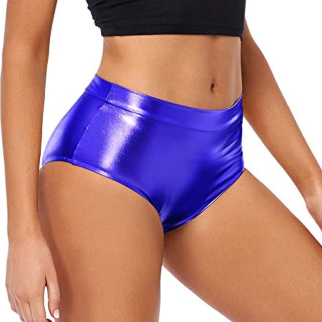 Women High Waisted Booty Shorts Rave Bottoms Sexy Comfortable Club Dancing Wear