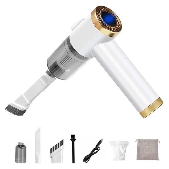 Aspirateur à Main Aspirateur pour Voiture 9000Pa Puissance d'Aspiration Élevée Aspirateur de Voiture Portable Mini Aspirateur Sans Fil Rechargeable avec Lumière LED Aspirateur Pliable à 90°