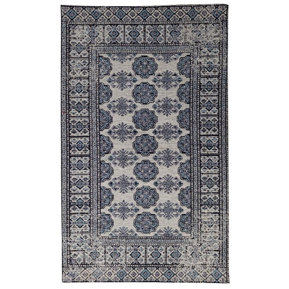 Home Decor Inc Grey Traditional Decorative Area Rug – 27" x 45", Perfect for Entryways, Hallways, and Bedrooms