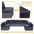thumbnail image 3 of 14pcs Waterproof Outdoor Cushion Slipcovers: Enhance Your Patio Furniture With, 3 of 5
