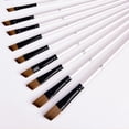 thumbnail image 2 of simhoa 12PCS Paint Brushes for Acrylic Painting, Drawing And Art Supplies, Round Tips, Angle, 2 of 5