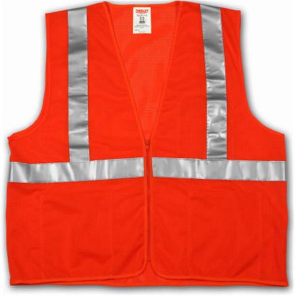 Tingley Gilet de Sécurité en Caoutchouc V70639.S-M - Petit & Moyen - Maille Polyester Orange