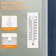 thumbnail image 4 of 2 Pcs Thermomètre Intérieur Extérieur Thermomètre Mural avec Compartiment Caché Haute Précision Compteur d'Humidité Température, 4 of 9