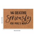 thumbnail image 3 of Deals of The Day "Seriously" Front Door Mat Indoor Entrance Non Slip Washable Rubber Door Rug Natural Door Mat - Easy to Clean for Outdoor Home Kitchen Decoration Summer Decor 16x24IN, 3 of 7