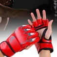 thumbnail image 3 of facefd Gants de Boxe Respirants Équipement de Protection pour Hommes Femmes Sac de Frappe Sparring Griffe de Tigre Rouge, 3 of 9