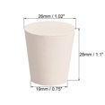 thumbnail image 2 of Unique Bargains White Tapered Shaped Solid Rubber Stopper for Lab Tube Stopper Size 4  5Pcs, 2 of 3
