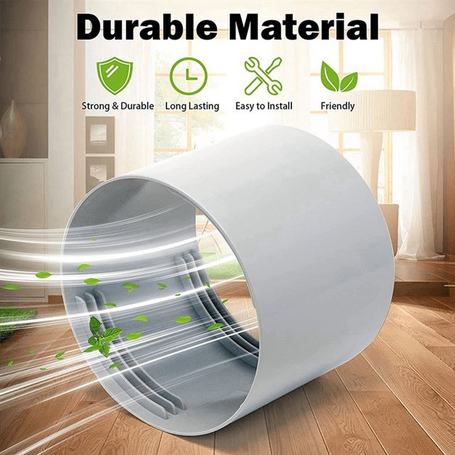2X Portable Air Conditioner Exhaust Hose Coupler Window Adapter AC Unit Tube Connector Parts & Accessories 5.9Inch