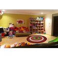 thumbnail image 2 of Tapis rond amusant pour enfant Concentrique 3 multicolore nylon, 2 of 2