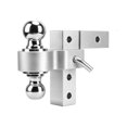thumbnail image 1 of Car Trailer Arm Latch Lock Car Tow Bar Car Tow Ball Trailer Hitch Bracket Rv Accessories For Campers For Livestock Trailer Boats ,Weatherproof Double Locking Hitch Pin, 1 of 7