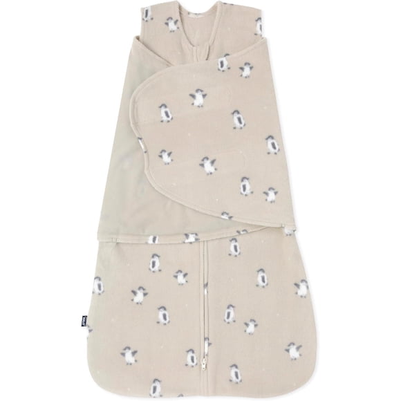 HALO® SleepSack® Swaddle, 3-Way Adjustable Wearable Blanket, TOG 1.5, Penguin Pals
