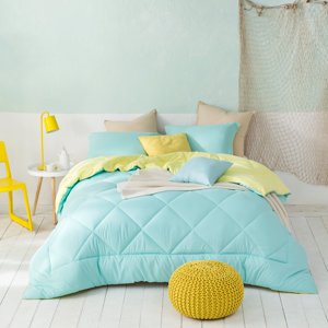 Byourbed Yucca/Limelight Yellow Full Comforter - Oversized Full XL Bedding