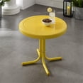 thumbnail image 4 of Pemberly Row Table d'Appoint Moderne en Métal pour Patio, Fini Jaune Vif Lustré, 4 of 6