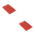 thumbnail image 3 of Youkk Polyester Chenille Bath Mat - Strong Water Absorption Exquisite Crafted Soft Texture No Shedding Orange Red 40cm*60cm 2Set, 3 of 6