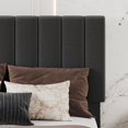 thumbnail image 2 of Eastvita Gray King Size Bed Frame with Upholstered Design/4 Storage Drawers/Adjustable Headboard//Wooden Slats Support - No Box Spring Required, 2 of 7