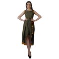 thumbnail image 4 of Moomaya Robes Asymétriques Femmes Décontractées Longues Sans Manches Robes de Soirée, 4 of 4