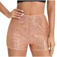 thumbnail image 1 of Yuyuzo Shorts à Paillettes Taille Haute pour Femmes, Couleur Unie, Grand, 1 of 7