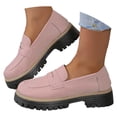 thumbnail image 2 of 2025 Chaussures Décontractées pour Femmes Chaussures Unies pour Femmes pour Femmes Décontractées à Semelle Épaisse Chaussures Décontractées à Enfiler Chaussures pour Femmes Tempérament Confortables Chaussures pour Femmes à Enfiler Décontractées Robe on, 2 of 5