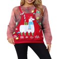 thumbnail image 2 of Ugly Christmas Sweatshirt Men Women Crew Neck Sweatshirt, 2 of 6