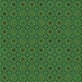 thumbnail image 1 of Ahgly Company Machine Washable Indoor Square Transitional Dark Forest Green Area Rugs, 4' Square, 1 of 7