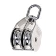 thumbnail image 1 of jinwen M50 Stainless Steel Double Pulley Rope Pully Swivel Block Lifting Wheel New, 1 of 8