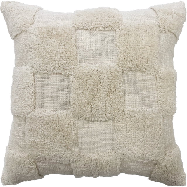 Mainstays Decorative Cushion Cover - Hazel Taupe, Textured Accent Pillow