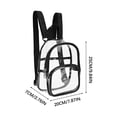 thumbnail image 3 of BUTASY Backpack for Women Transparent Backpack Transparent Backpack Beach for Sports Activities and Games In Concert Festival, 3 of 9
