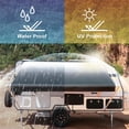 thumbnail image 4 of ALEKO Auvent Rétractable pour VR 16 x 8 Pi Auvent de Patio Camping Imperméable en Vinyle Gris, 4 of 13