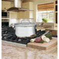 thumbnail image 2 of CUISINART 444-24 Casserole Profilée en Acier Inoxydable de 6 Pintes avec Couvercle en Verre, Argent, 2 of 5