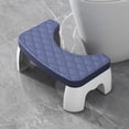 thumbnail image 4 of Up to 40% off Gifts Oefntac Toilet Stool Squatting Poop Stool Bathroom Potty Step Stool Toilet Assistance Steps Step Stool Fits All Toilets Detachable Stackable, 4 of 6