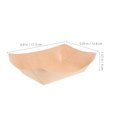thumbnail image 2 of SHOWERORO 125 Pcs Plateaux Alimentaires en Carton Plateaux pour Hot-Dogs Papier Kraft pour Collations Frites, 2 of 6