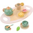 thumbnail image 2 of 1 Set of Kitchen Pretend Play Tea Playset Kids Tea Set Toy Cartoon Children Tea Set Toys, 2 of 9