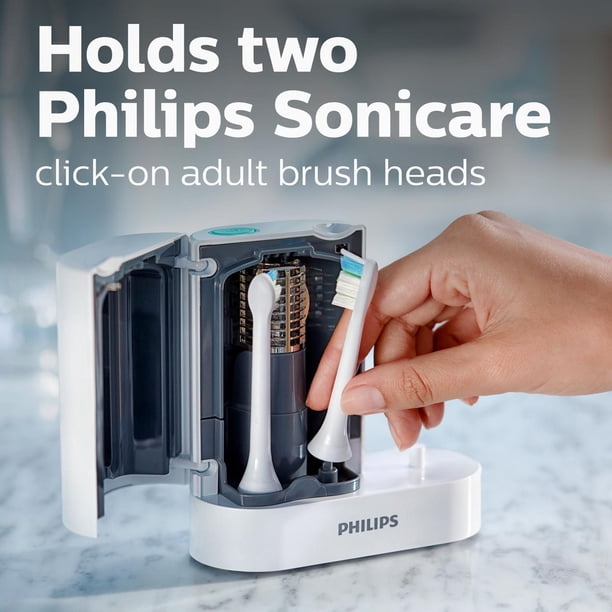Philips Sonicare UV Sanitizer for Brush Heads, HX6907, White