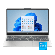 HP 15.6" Full HD (1920x1080) TouchScreen Laptop, Intel Core i3-N305, 16GB DDR4, 256GB SSD, FHD Anti-Glare Screen, Windows 11 Home, Wi-Fi 6, Long Battery Life, Natural silver