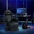 thumbnail image 4 of Goplus Fauteuil de Massage de Jeu Inclinable Chaise de Course Pivotante Noir, 4 of 10