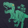 thumbnail image 4 of Faithtur Little Boy 2PCS Outfit Set Dinosaur Printed Top Short Loose Pants, 4 of 7